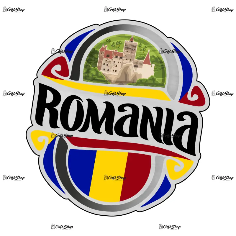 Castelul bran romania, magnet frigider mgs123